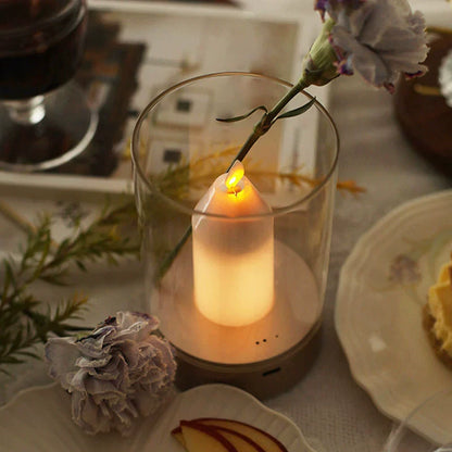 Touch Control Ambient Candle Table Lamp