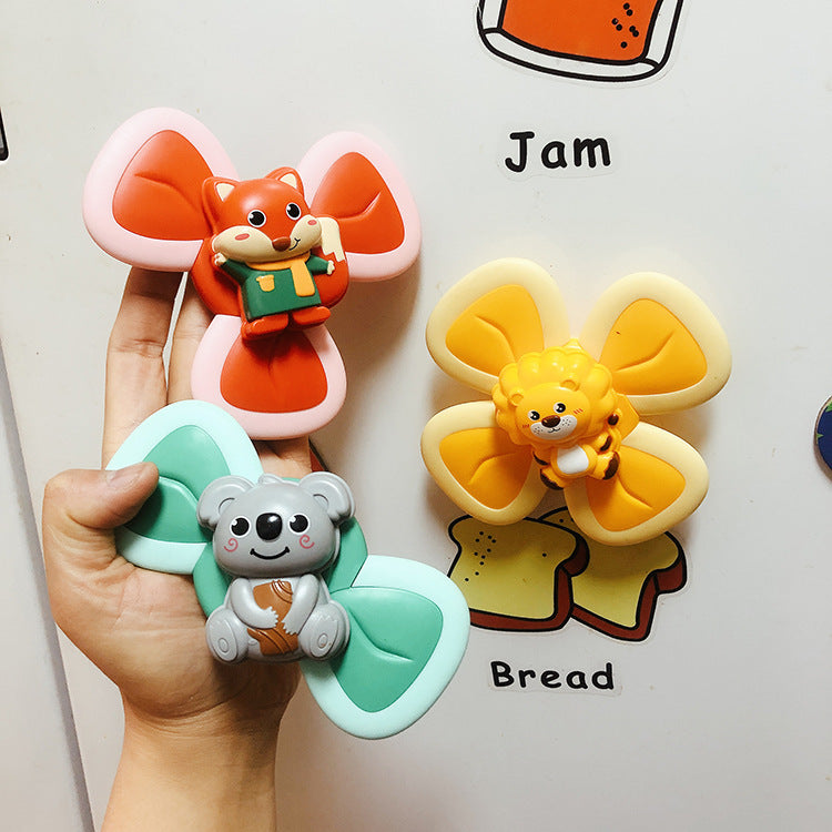 Kids Fun Spin Toy with Suction Cup Base