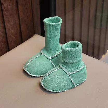 Cozy Infant Booties with Soft Fleece Lining