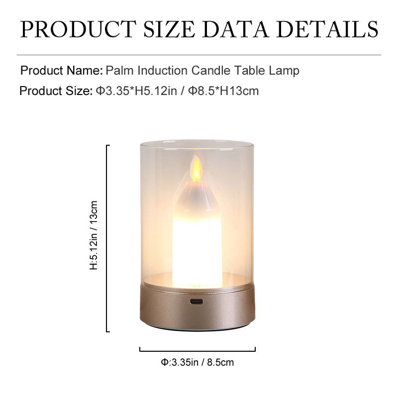 Touch Control Ambient Candle Table Lamp