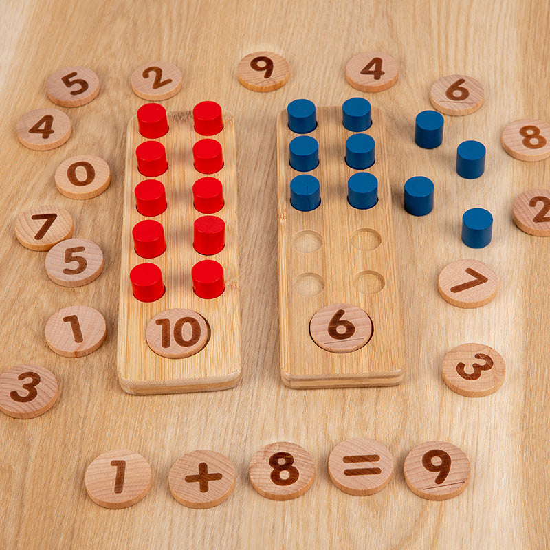 Fun Wooden Counting Board for Kids