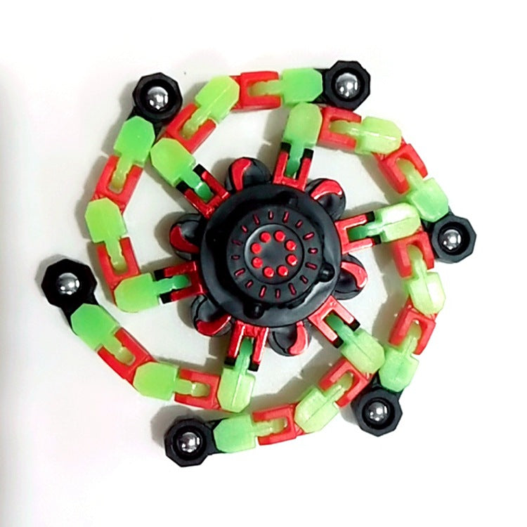 Fun LED Spinning Robot Toy for Children