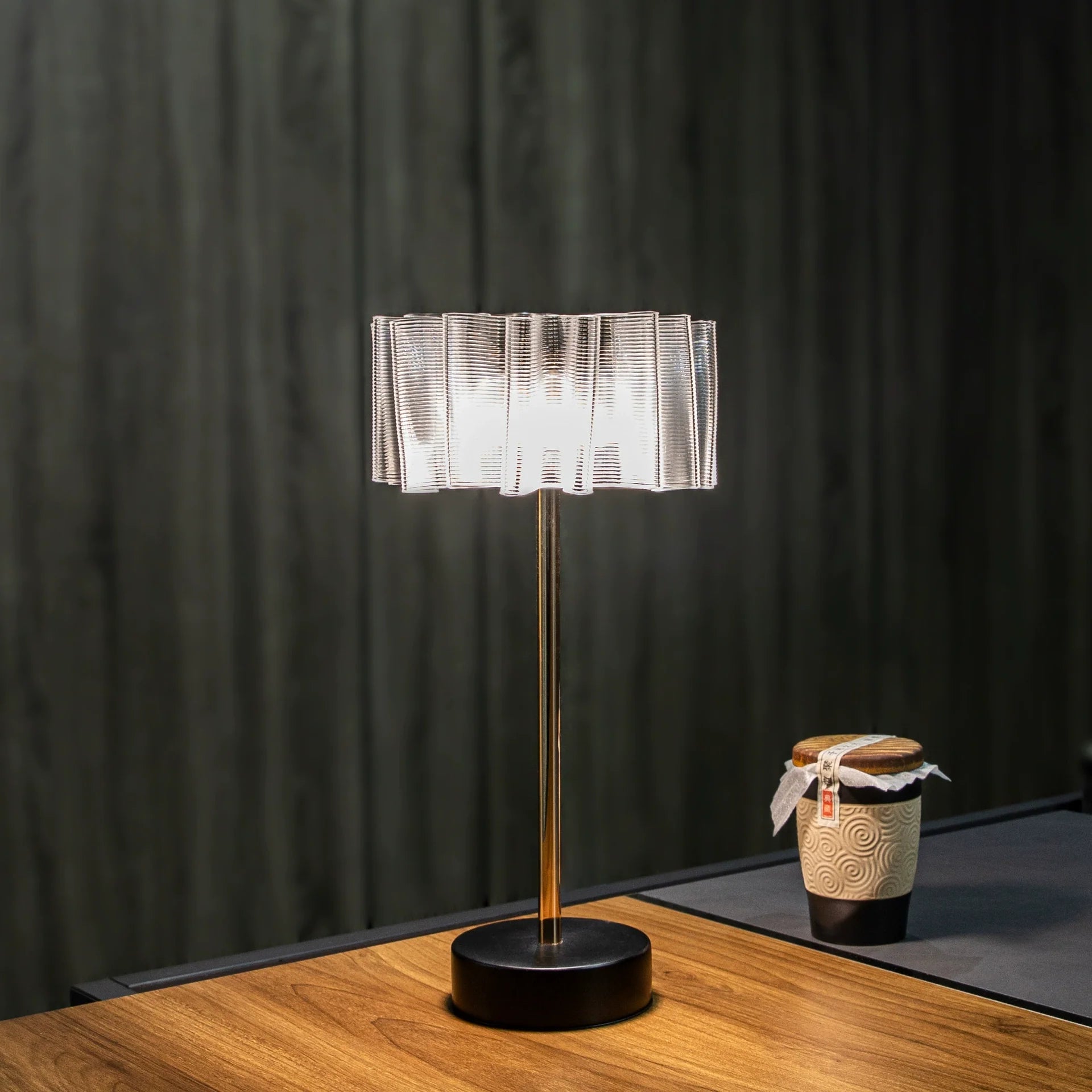 Folded Metal Portable Desk Lamp - Fesara