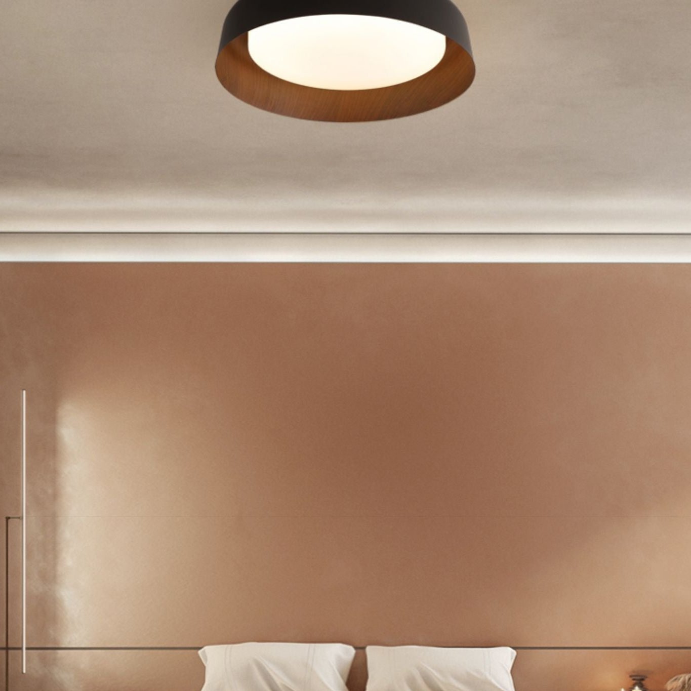 Rustic Wooden Style LED Ceiling Light