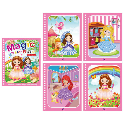 Colorful Kids Water Paint Activity Book
