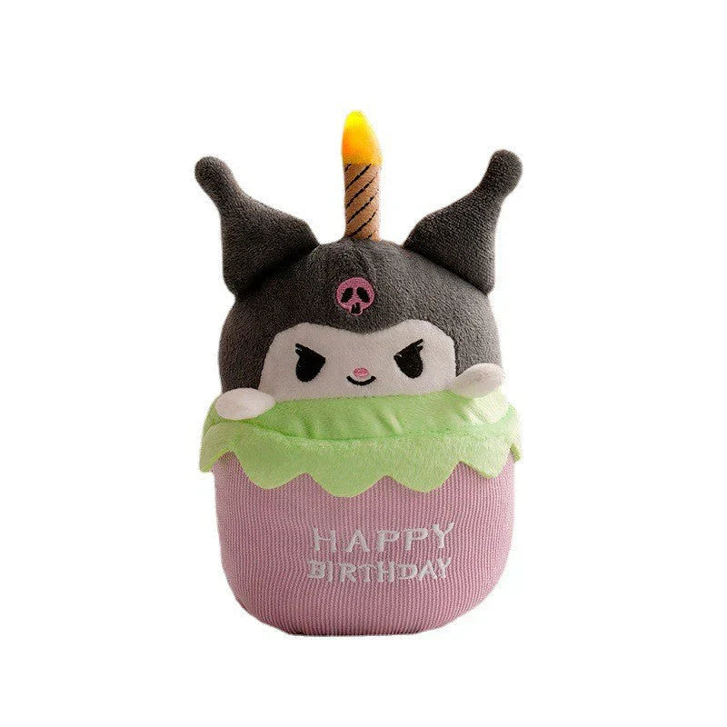 Fun Singing Birthday Cake Teddy Bear with Lights