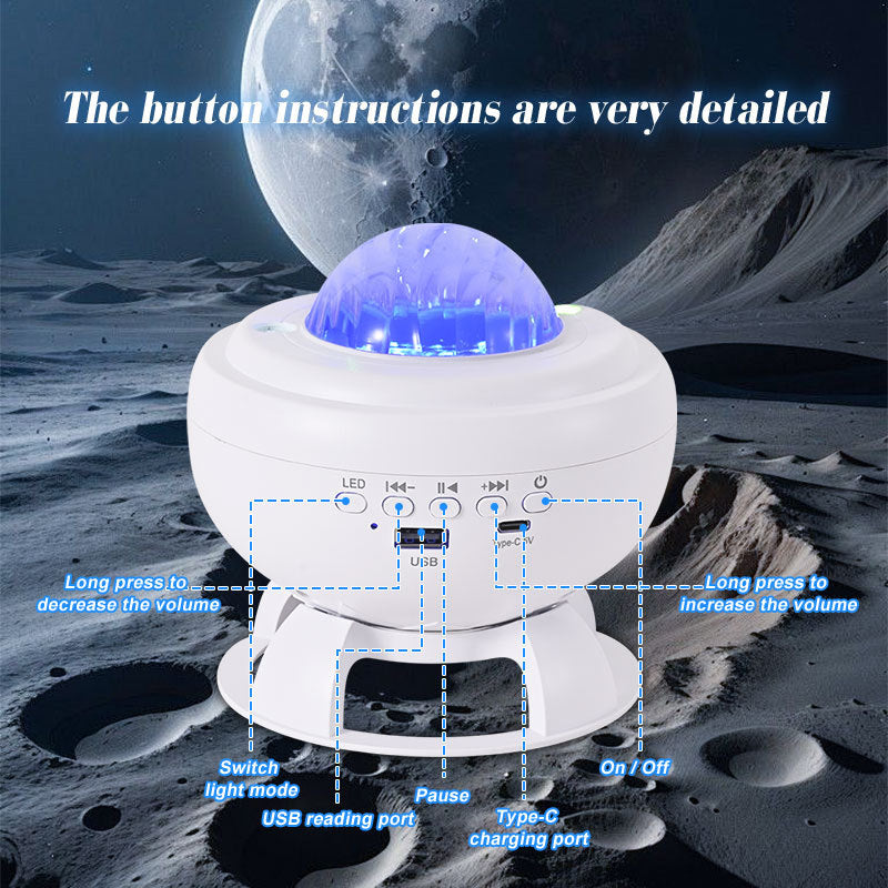Colorful Night Sky LED Mood Lamp