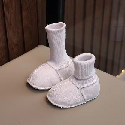 Cozy Infant Booties with Soft Fleece Lining