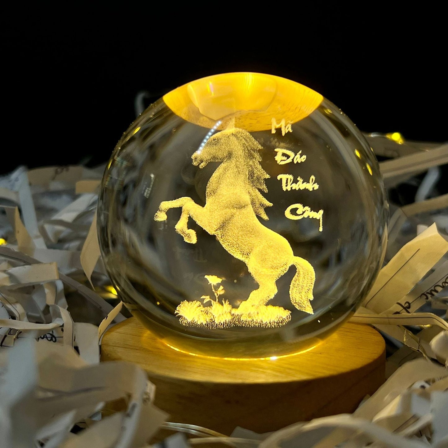 Shining Lunar Glass Orb
