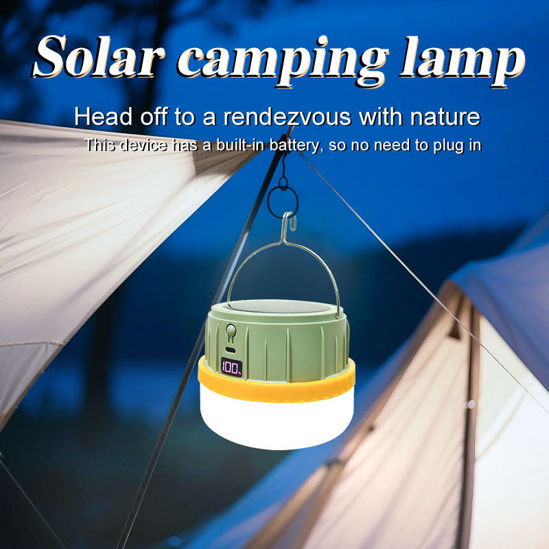 Portable LED Solar Powered Camp Light