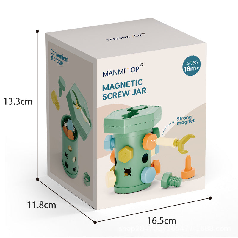 Wooden Educational Screw Toy Set