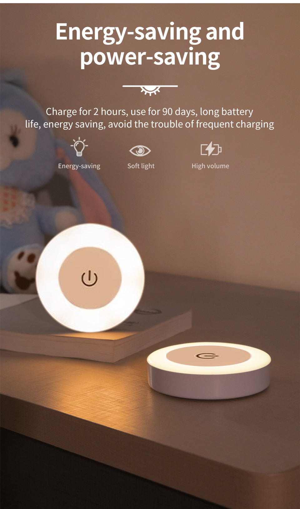 Automatic Dimmable LED Bedside Lamp