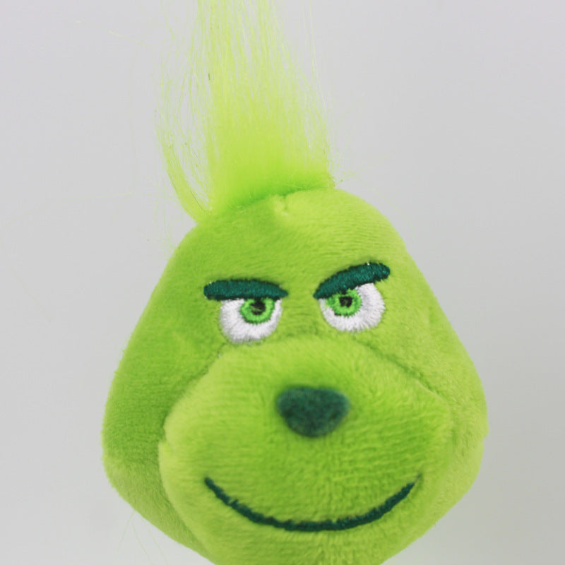 Soft Grinch Holiday Teddy Doll