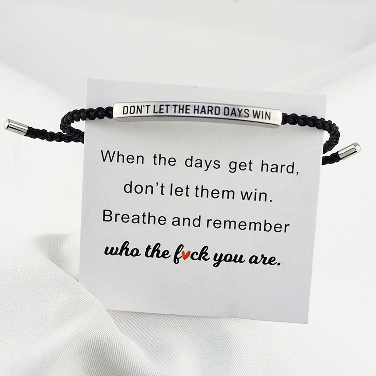 Inspirational Quote Bangle Bracelet