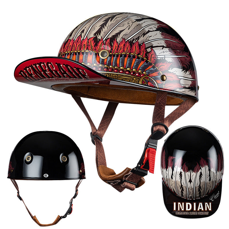 Tough Motorcycle Bike Helmet Cap