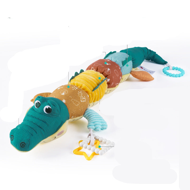 Soft Crocodile Rattle Toy with Music