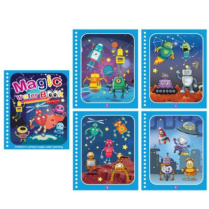 Colorful Kids Water Paint Activity Book