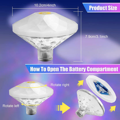 Colorful Solar Powered Pool Float Light Decoration