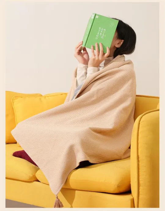 Soft Warm USB Travel Blanket