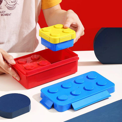 Fun Colorful Kids Brick Lunch Box
