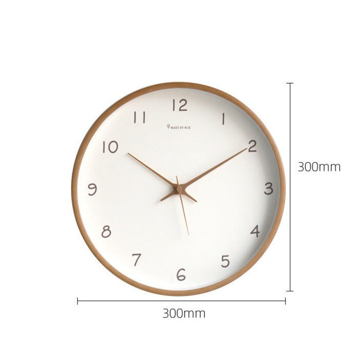 Natural Wooden Wall Clock