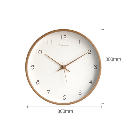 Natural Wooden Wall Clock