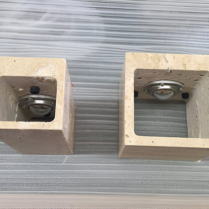Simple Stone Outdoor LED Wall Sconce Light