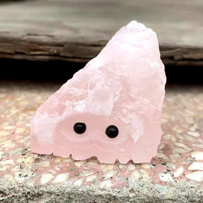 Unique Carved Crystal Hedgehog Figurine