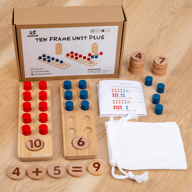 Fun Wooden Counting Board for Kids