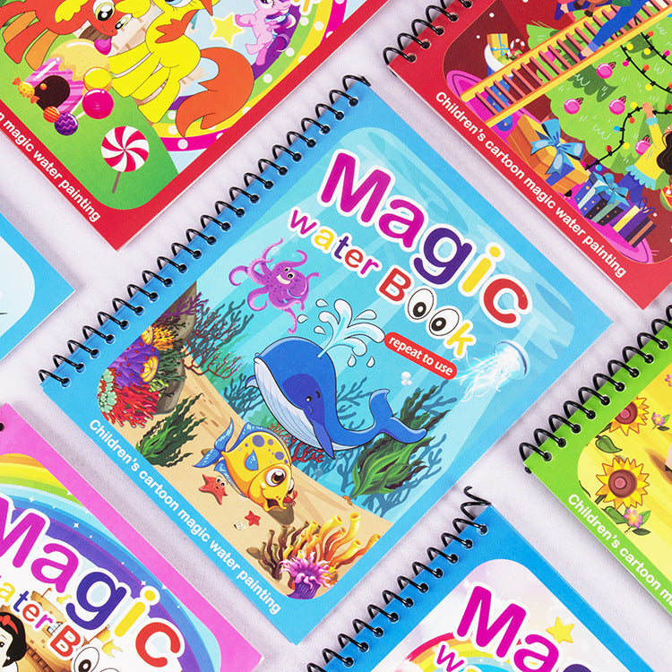 Colorful Kids Water Paint Activity Book