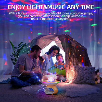 Colorful LED Wireless Charger Table Lamp