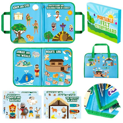 Colorful Interactive Felt Story Book