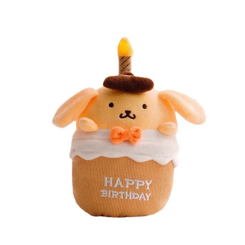 Fun Singing Birthday Cake Teddy Bear with Lights