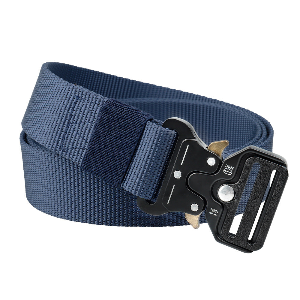 Durable Nylon Web Belt with Fast Release Metal Buckle