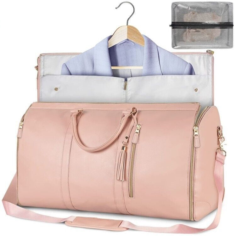 Large Wheeled Suitcase with Storage Compartments