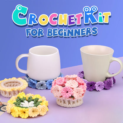 Colorful Floral Coasters Set - Fesara