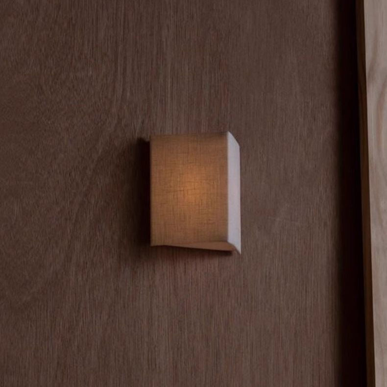 Textile Wall Light in Simple Zen Design