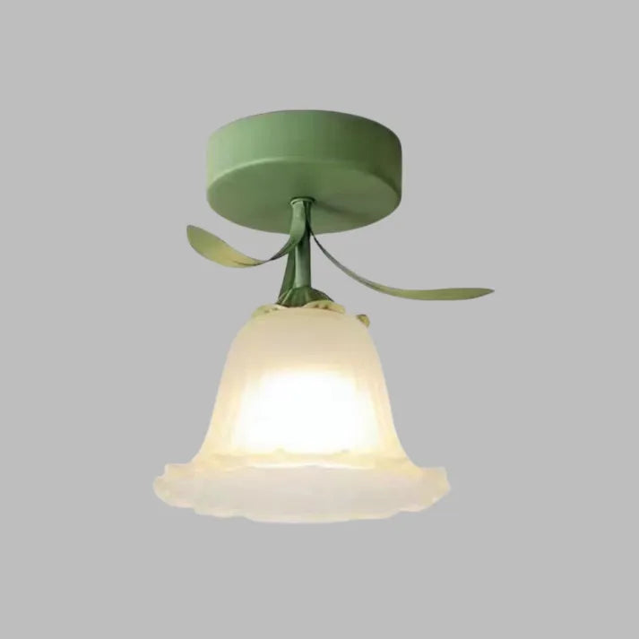 Small Floral Hanging Lamp