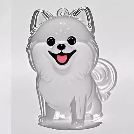 Personalized Pet Hair Memorial Keychain