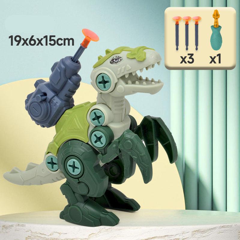 Fun Dinosaur Toy Set with Suction Blaster
