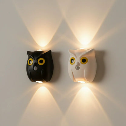 Smart Owl Nightlight Wall Lamp with Motion Sensor