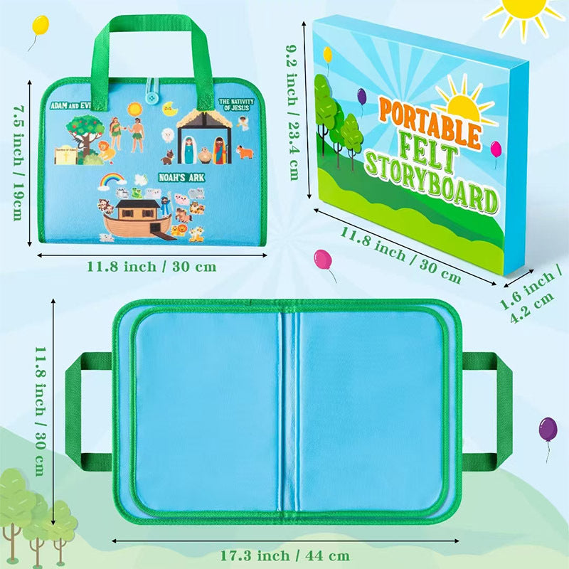 Colorful Interactive Felt Story Book