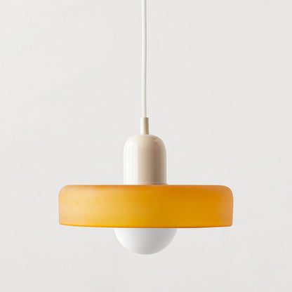 Colorful Glass Pendant Lamp for Modern Dining Rooms