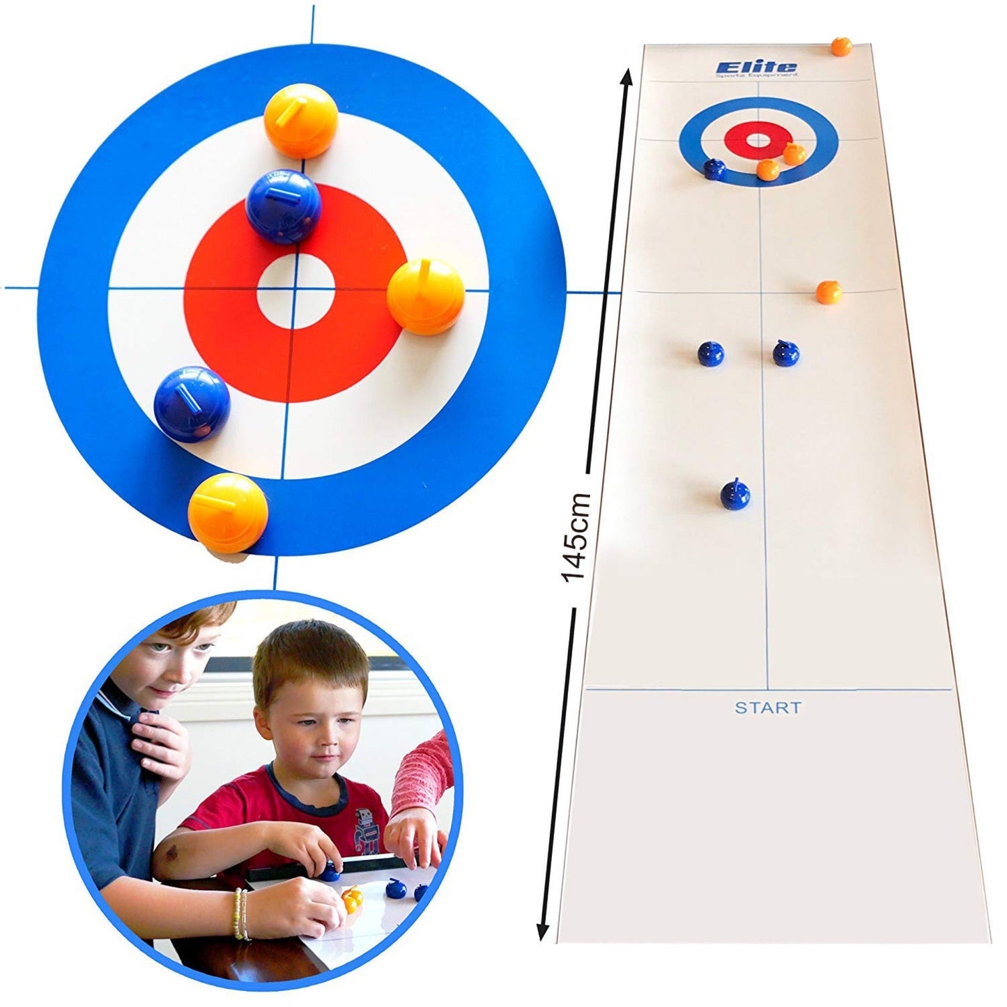 Fun Mini Curling Game Set - Fesara