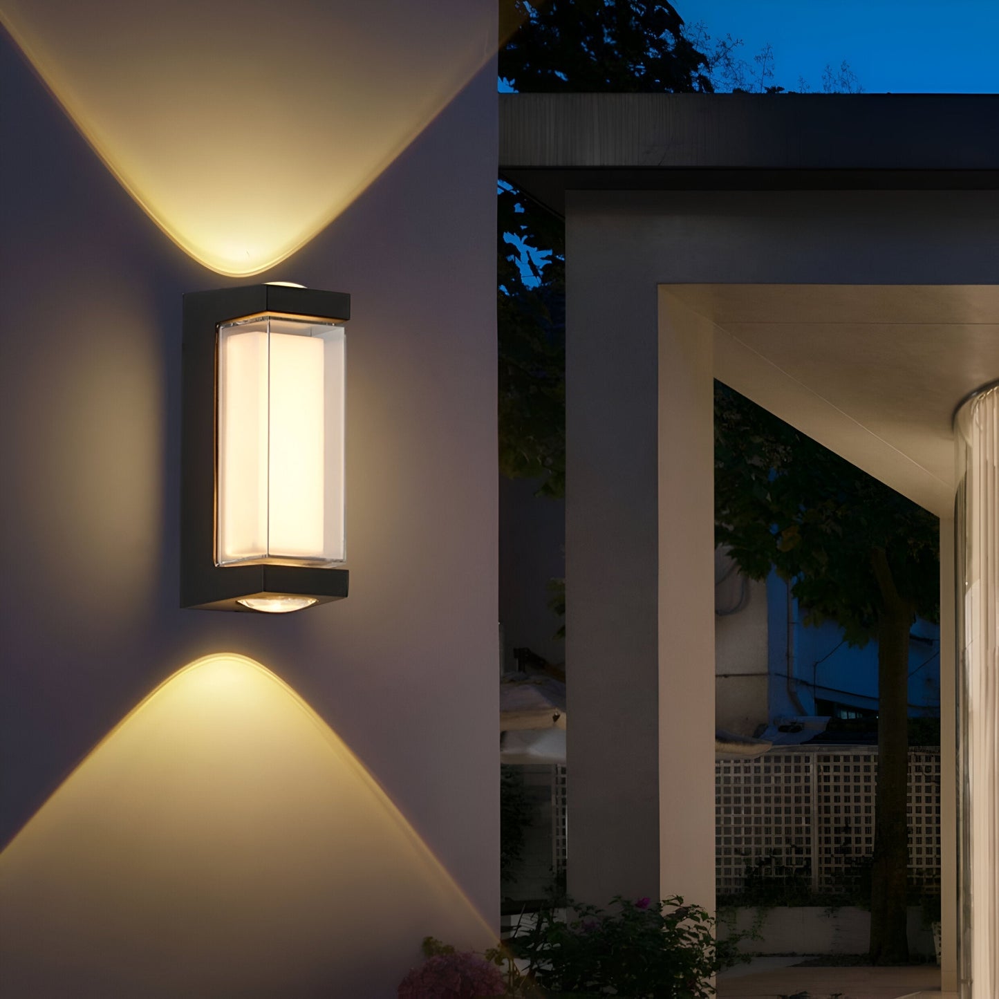 Simple Modern Outdoor LED Wall Sconce Light