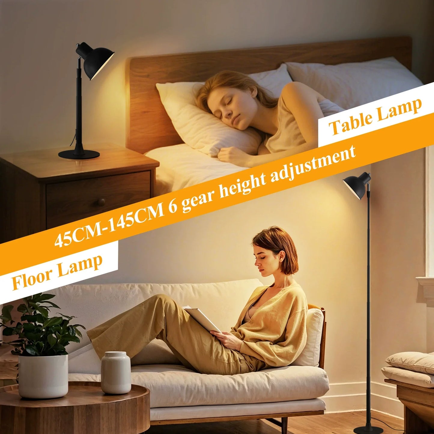 Bright Adjustable Desk Lamp for Home Office Study