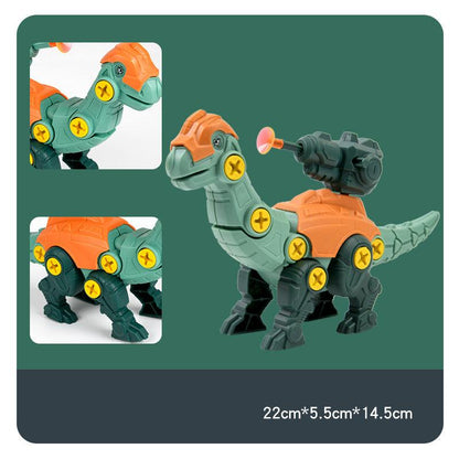 Fun Dinosaur Toy Set with Suction Blaster