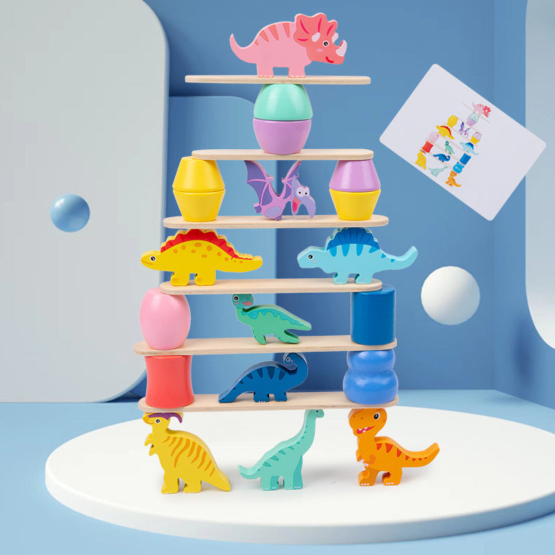 Educational Kids Dino Stacking Toy
