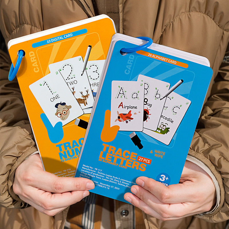 Washable Alphabet Tracing Book for Kids - Fesara