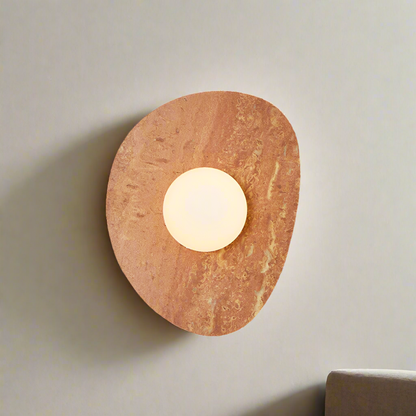 Elegant Stone Wall Light in Nordic Style